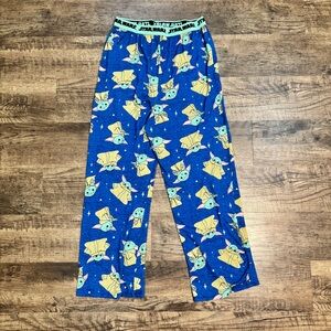 Star Wars Kids Pajama Bottoms - Blue with Green and Yellow Characters
